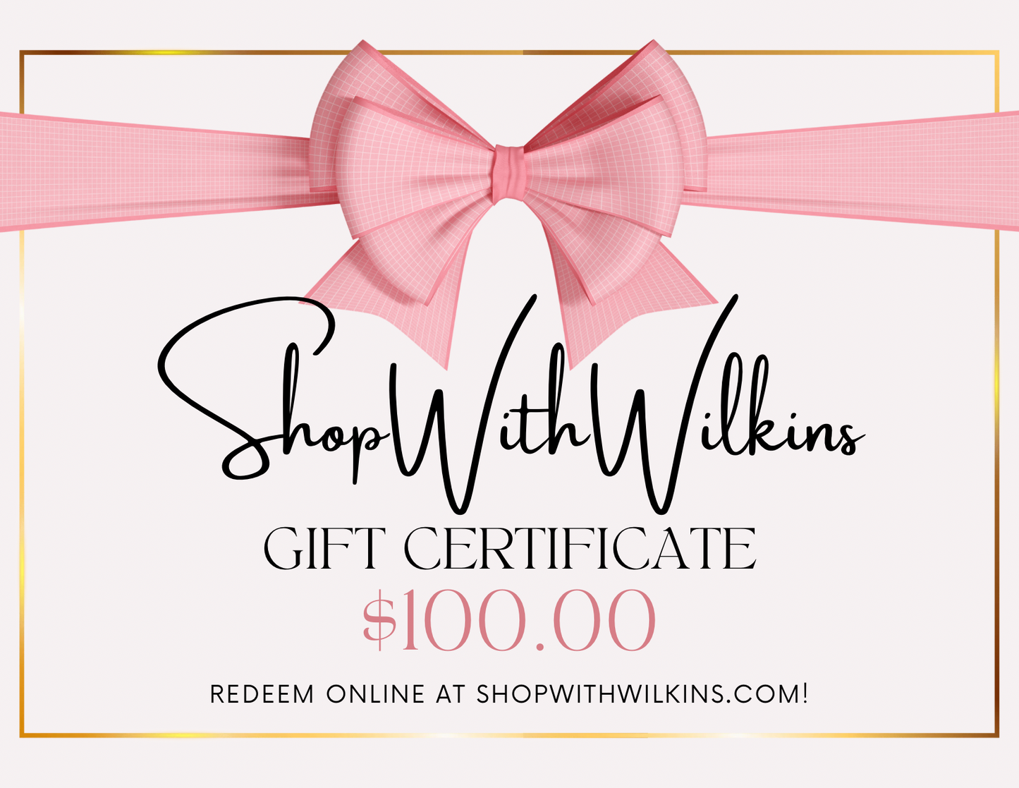 Gift Certificate