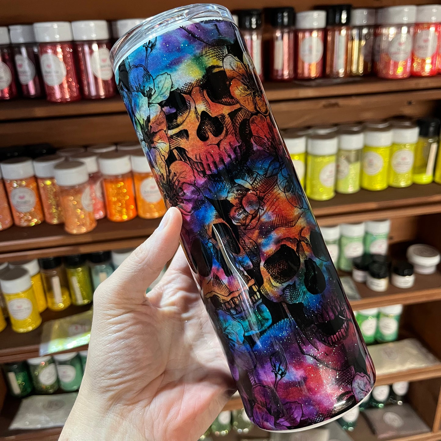 Tie Dye Skulls