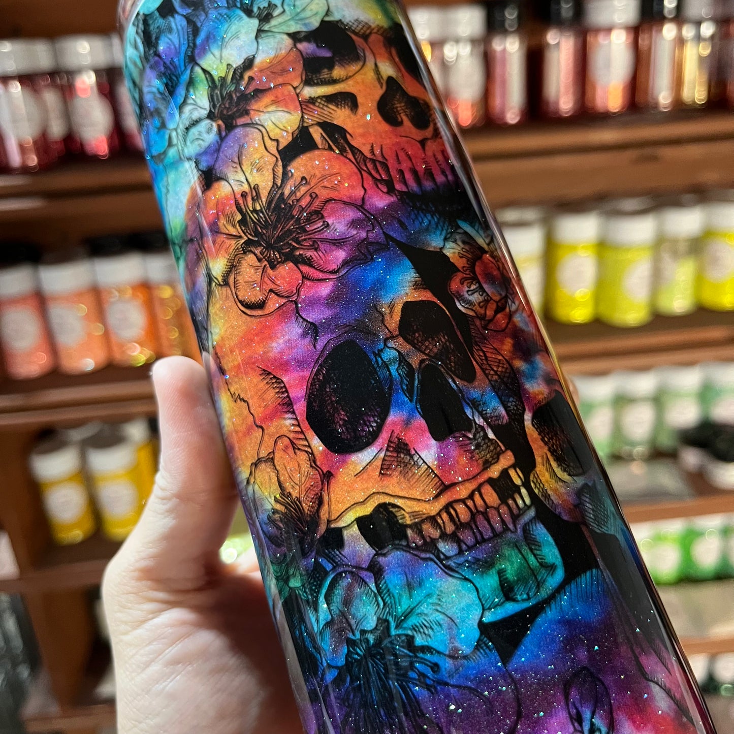 Tie Dye Skulls