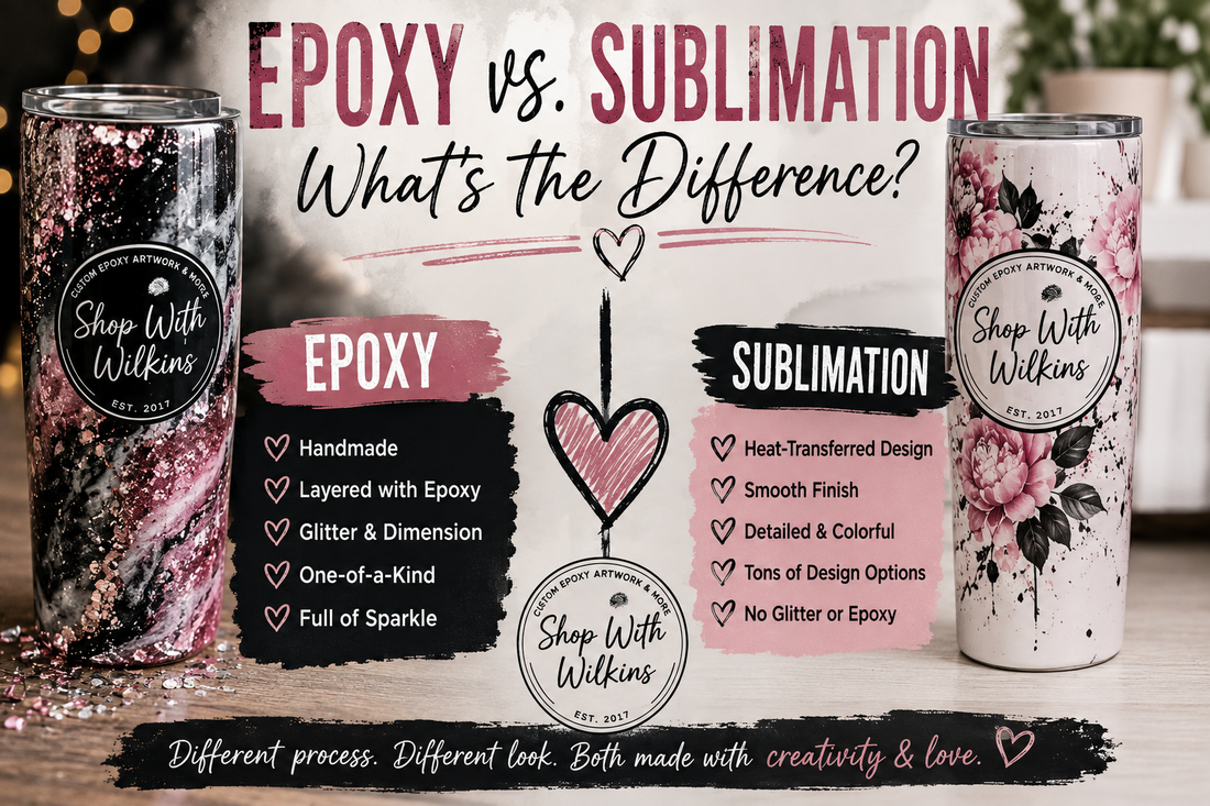 Epoxy vs. Sublimation Tumblers