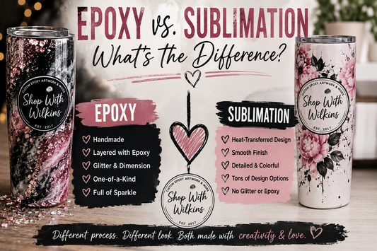 Epoxy vs. Sublimation Tumblers
