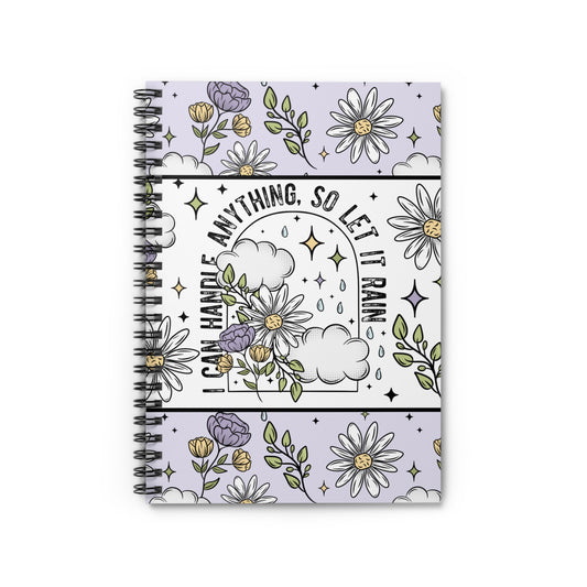 Let It Rain Spiral Notebook