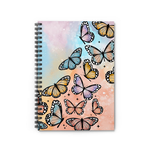 Butterfly Watercolor Spiral Notebook