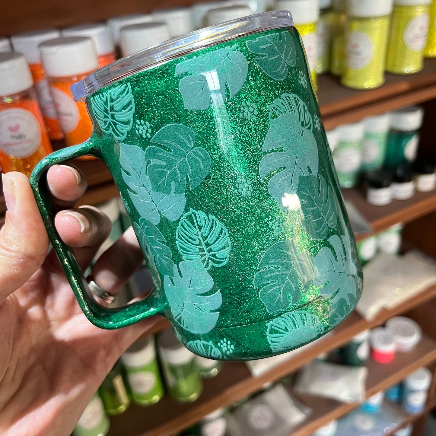 Green Chrome Monstera