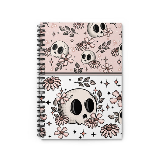 Skellie Floral Spiral Notebook