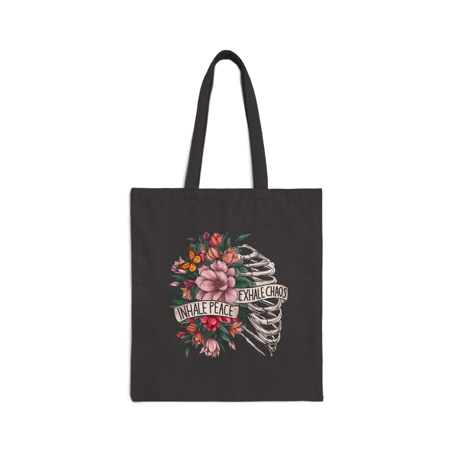 Inhale Peace Exhale Chaos - Tote Bag