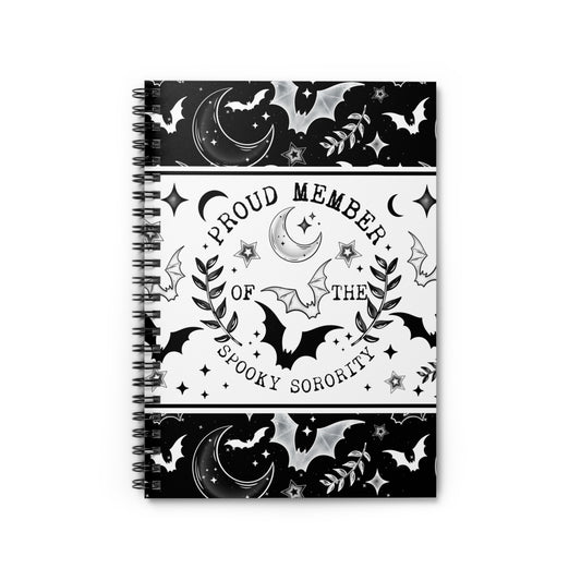 Spooky Sorority Spiral Notebook