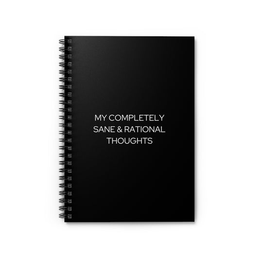 Rational Thoughts Spiral Notebook