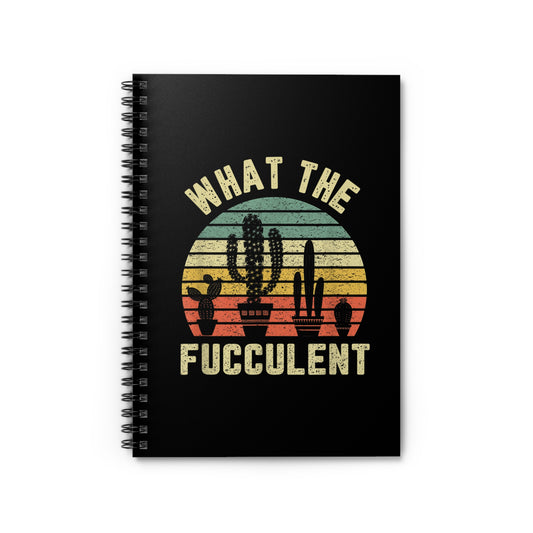Fucculent Spiral Notebook