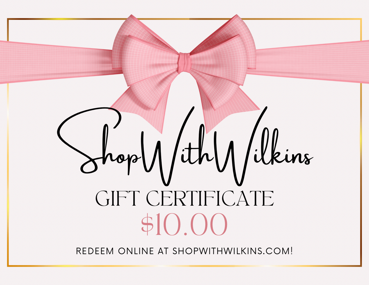Gift Certificate