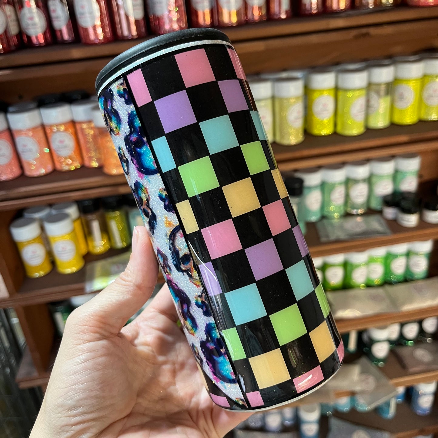 Rocker Skull Checkers