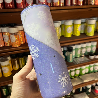 Pastel Purple Snowflakes