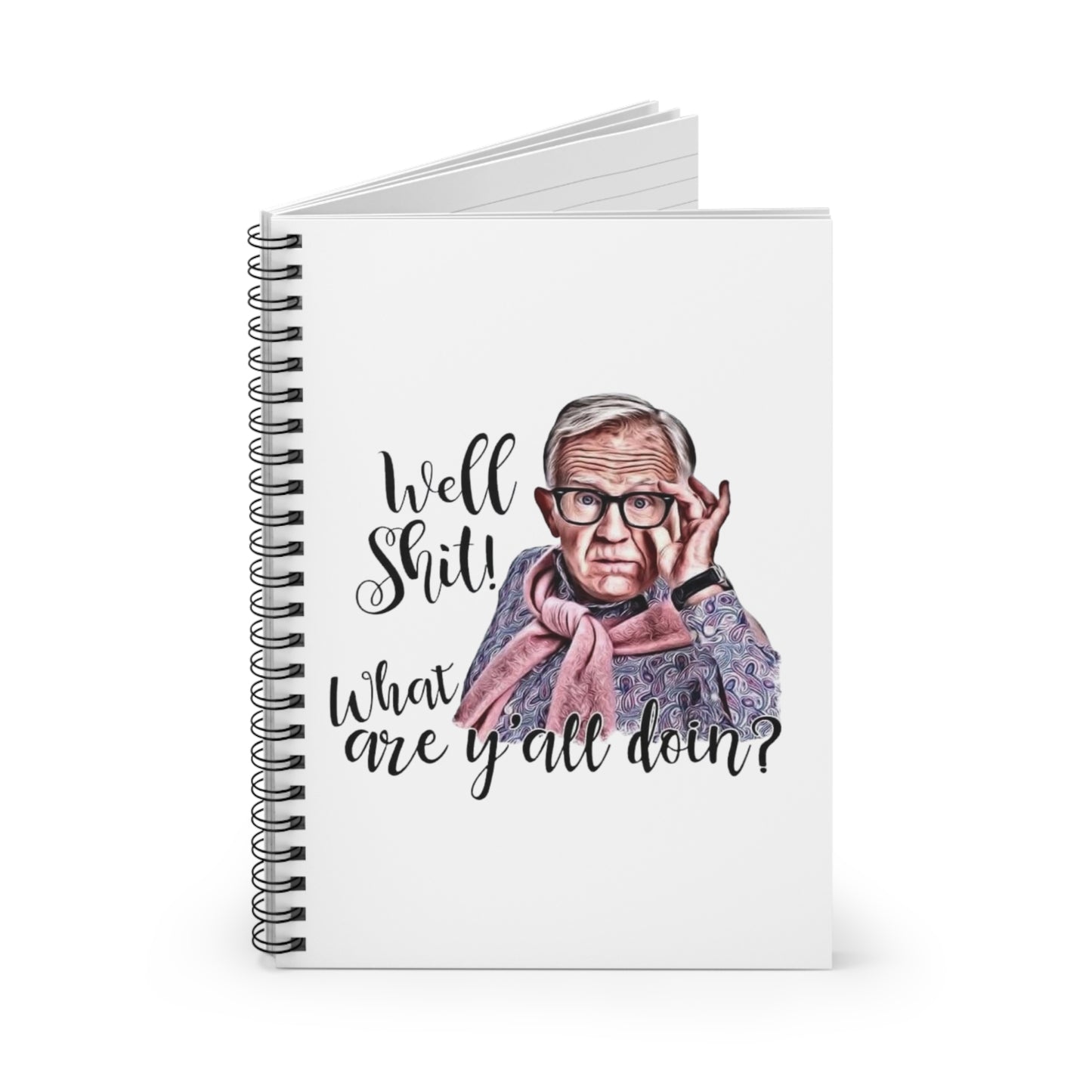 Leslie Jordan Spiral Notebook