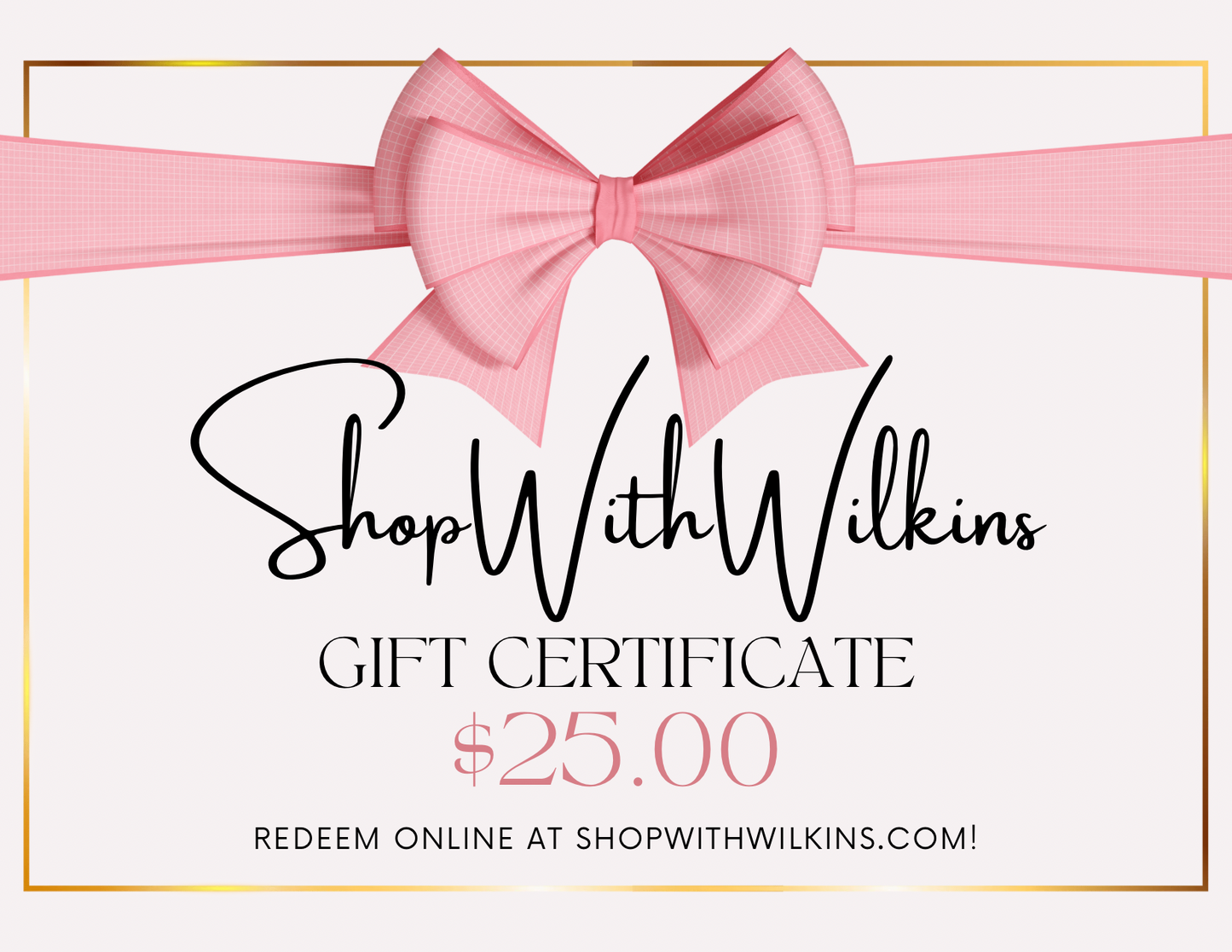 Gift Certificate
