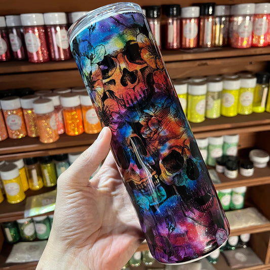 Tie Dye Skulls