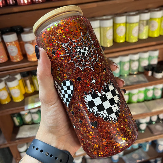 Checker Fire Hearts