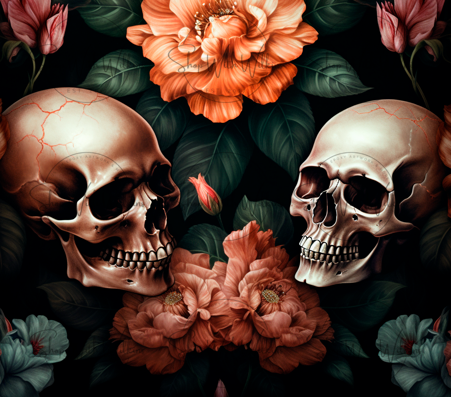 Skulls & Flowers