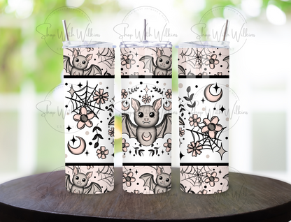 Floral Bat Moon
