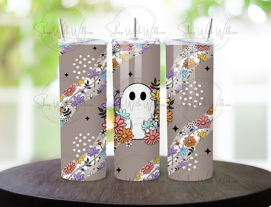 Wavy Floral Ghost