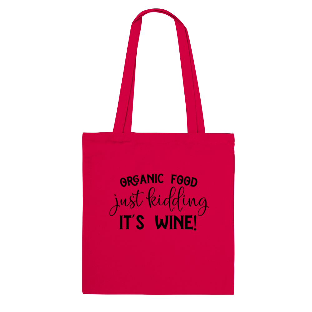 Organic Wine - Tote Bag