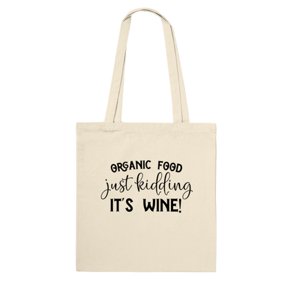 Organic Wine - Tote Bag